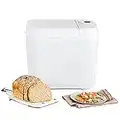 Panasonic SD-B2510WXE | Machine à pain, 21 Programmes, 4 programmes sans gluten, Mode Confiture et Compote, Mode All-in Mix, Double capteur de température, 550W, 1kg, Blanc – Version FR