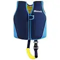 Genwiss Baby Jungen Schwimmweste Schwimmen Schwimmer, Trainingsjacke für Baby Kleinkind im Alter von 18 Monaten - 2 Jahren, Größe Klein, Blau