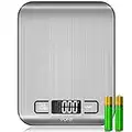 Vont 'Milo' Kitchen Scale, Food Scale, Digital & Mechanical Scale with Beautiful LCD Screen, 6 Measurement Units, Gram Scale Used for Weight Loss, Baking, Cooking, 304 Food Grade Stainless Steel