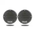 Herdio - Altavoces, 7,6 cm, resistentes impermeables para moto, barco ATV, tractor UTV, 140 W