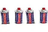 ANGOPE Gas de 227Gr Pack, Multicolor, 4 x Cartucho