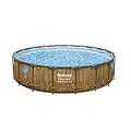 Bestway Power Steel Swim Vista 18' Round Above Ground Pool Set 56976E