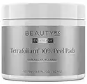 BeautyRx Advanced Exfoliating Therapy Pads - 10% Glycolic Acid - Chemical Peel At Home - 50 Pads