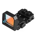 Flip Red Dot Pistol Sight 3 MOA Reflex Foldable Sight Flip Up Sights for Pistol Black