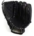 Acidea Baseball Glove, Catchers mitt Adult, Softball Mitt Right Hand Throw, Left Hand Glove For Kids Adult 11.5 Inch, Black