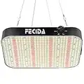 FECiDA Grow Light LED Dimmerabile 1000W, Lampada per Piante da Interno, lampade LED per Piante Spettro Completo, LED Coltivazione Indoor con Funzione Daisy Chain