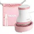 NICAPA Mini Heat Press for T-Shirt Iron on HTV Vinyl Projects, Portable Heat Press Machine for Hat, T Shirt Printing Machine, Iron on Machine DTF Ink Sublimation Projects [Pink]