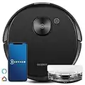Ecovacs DEEBOT OZMO T8 AIVI Robot Vacuum Cleaner with Mop (Smart AIVI Object Recognition, Advanced dToF Laser Detection, On-demand Video Manager, OZMO™ Pro Oscillating Mopping System, 180min Run-Time)