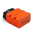 KONNWEI KW902 Mini para ELM327 Bluetooth inalámbrico OBD-II OBD2 Herramientas de escaneo de diagnóstico automático de coche compatibles con Android y Windows PC (naranja)