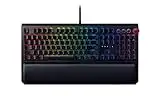 Razer BlackWidow Elite Mechanical Gaming Keyboard: Green Mechanical Switches - Tactile & Clicky - Chroma RGB Lighting - Magnetic Wrist Rest - Dedicated Media Keys & Dial - USB Passthrough