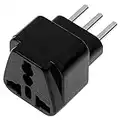 OcioDual Enchufe Conector Adaptador Universal de Americano USA Inglés UK Europeo EU a Italia Italiano ITA 3 Pin Tipo L