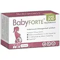 BabyFORTE® FolsäurePlus OHNE JOD | Schwangerschaftsvitamine ohne Jod | vegan | 60 Kapseln | Kinderwunsch Vitamine ohne Jod