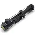 TRIROCK Hunting Riflescope 3-9x40EG Red & Green Illuminated Rifle reflex sight Scope with 20mm picatinny rail mount