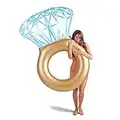 WLZP Hinchable Colchonetas Piscina, Inflable Diamantes Gigante Flotador, Juguete para Fiestas de Piscina con Válvulas Rápidas, Fotografía Apoyos, Float Inflable para Adultos 55 X 47,2 X 15,7"