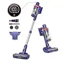 BuTure Cordless Vacuum Cleaner, 400W/33Kpa Stick Vacuum Cleaner with Smart Touch Screen, 50Mins Removable Battery, 1.5L Dust Cup, Powerful Lightweight Cordless Vacuum for Floor/Carpet/Pet Hair