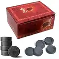 100 Charcoal Disc Tablet Coal Instant Light Hookah Shisha