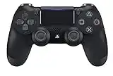 Sony, Manette PS4 DUALSHOCK 4 Officielle, Accessoire PlayStation 4, Sans Fil, Batterie Rechargeable, Bluetooth, Couleur : Jet Black