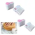 Ziranee Gâteau Trancheuse,4 PCS Trancheuse Coupe Fixateur Portable Gâteau Réglable Set Gâteau et Pain Cutter Toast Cut à Gâteau Niveleur Réglable Pain Slicer Gâteau pour Gâteau Pain Toast