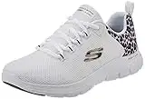 Skechers Flex Appeal 4.0, Zapatillas para Mujer, Blanco, 37 EU