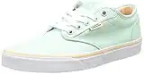 Vans Women's WM Atwood Low-Top Sneakers, Green ((Canvas) Bay/Caramel), 5