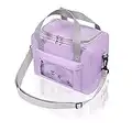 Borsa Termica Pranzo 9L Borsa Del Pranzo Ufficio Borsa Termica Per Picnic Borsa Termica Per Il Pranzo Isolata Borsa Termica Porta Pranzo Piccola Portatile Borsa Termica Per Ufficio, Picnic, Purple