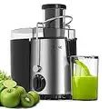 SiFENE Juicer Machine Extractor, 500W High-Speed Quick Juice Making, 3" Wide Chute for Veggies & Fruits, Easy to Clean, BPA Free, Durable Stainless Steel Kitchen Juicer