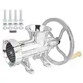 Manual Meat and Vegetable Grinder Mincer, Separated Meat Grinder Hand Operated Multifunctional Aluminum Alloy Meat Grinding Machine Sausage Stuffer for Meats, Vegetables, Garlic