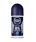 Nivea Men Roll On Alu Free Ocean 0% Desodorante sin Aluminio, 50 ml, Pack de 1