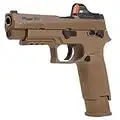 Sіg Sauer M17 CO2 .177 Cal Blowback Air Pistol with Wearable4U Bundle (Tan Air Pistol +Sight)