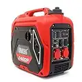 ERAYAK 2400W Generador Inverter Gasolina, Generador De Emergencia Silencioso, Generador, 19 Kg, Motor De 4 Tiempos, Generador Inverter Con Sensor De Aceite Y Modo Eco con pantalla LCD