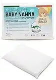 Cuscino Neonato (100% Made in Italy e OEKO-TEX®) - Cuscino Bambino Morbido 40x30 cm - Cuscino Culla Sottile, Traspirante, Antiacaro Con Federa 100% Cotone