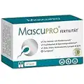 MascuPRO® Fertilität Mann | vegan | Fruchtbarkeit + Spermienproduktion | 60 Kapseln | Zink, Selen, L-Carnitin, L- Arginin | Kinderwunsch Tabletten