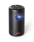 Nebula Capsule II Smart Mini Projector, by Anker, Palm-Sized 200 ANSI Lumen 720p HD Portable Projector Pocket Cinema with Wi-Fi, DLP, 8W Speaker, 100 Inch Picture, 3, 600+ Apps, Movie Projector