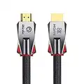 iBirdie 8K HDMI 2.1 Cable 6 Feet 8K60hz 4K120hz 4K144hz HDCP 2.3 2.2 eARC ARC 48Gbps Ultra High Speed Compatible with Dolby Vision Atmos PS5 PS4, Xbox One Series X, Sony LG Samsung, RTX 3080 3090