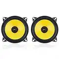 2pcs 4 inch 60W 2-Way Full Range Frequency Car Audio Stereo Speaker Car Speaker Automobile Loudspeaker