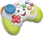 Fisher-Price Laugh & Learn Baby & Toddler Toy Game & Learn Controller Pretend Video Game with Music Lights and Activities