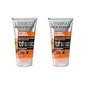 Gel de lavado L'Oréal Men Expert Hydra Energy sin jabón, con vitamina C, limpieza profunda de poros (2 x 100 ml)