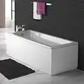 1700 x 700 Designer Square Single Ended Bath Straight Bathroom Bathtub