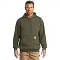 Carhartt Men's Loose Fit Midweight Sweatshirt, Moss, Large Green