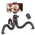 Oldowl Phone Tripod, Flexible Mini Camera Tripod with Wireless Remote, Portable Selfie Stick Tripod Stand Compatible with iPhone & Android Phone & Sports Camera, Ideal for Selfies/Video Recording