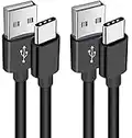 2Pack 6FT USB C Charging Cable Cord for GoPro Hero 11,Hero 10,Hero 9 Hero 8 Black MAX Hero 7 Black Silver White,Hero 6,Hero 5,2018,Hero5 Session,Type C Charger Cord Data File Transfer Sync Power Wire