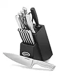 Cuisinart 15-Piece Stainless Steel Knife Block Set - SSC-15C,Black