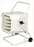 Dr. Heater Dr. Infrared DR-910M 10000-Watt 240-Volt Heavy-Duty Hardwired Shop Garage Heater with Cart and Adjustable Thermostat