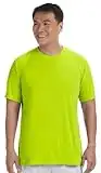 Gildan Men's 100% Polyester Moisture Wicking Performance T-Shirt, Safety Green, XX-Large