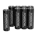 POWEROWL AA Batteries Rechargeable 8 Pack High Capacity 2800mAh 1200 Cycles 1.2V NiMH AA Rechargeable Battery