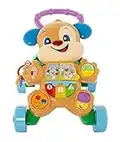 FISHER-PRICE Lernspaß Hündchens Lauflernwagen – musikalisches Gehspielzeug zum Laufenlernen mit zwei Spielfunktionen und Smart-Stages-Lerninhalten, 75+ Geräusche und Lieder, ab 6 Monaten, HBW51