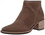 ECCO Women's Shape 35 Sartorelle Hydromax Water-Resistant Low Ankle Boot, Birch Suede, 8-8.5