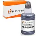 Bubprint Kompatibel Tintenflasche als Ersatz für HP 32 XL 32XL für Smart Tank Plus 551 555 559 570 571 651 655 Wireless All-in-One Smart Tank Wireless 450 455 457 Schwarz Black