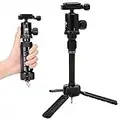 SIRUI Table Top Tripod, 13.5 inch Mini Desktop Tripod with 360° Ball Head, Portable Handhold Aluminum Tripod for DSLR Camera, Video Camcorder, Max Load 4kg/8.8lbs (AM-35K)