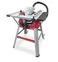 Lumberjack 8" Table Saw with Powerful 1500W Motor 210mm, Includes Side Extensions Legstand Extraction Hose and a 24T Blade 240V